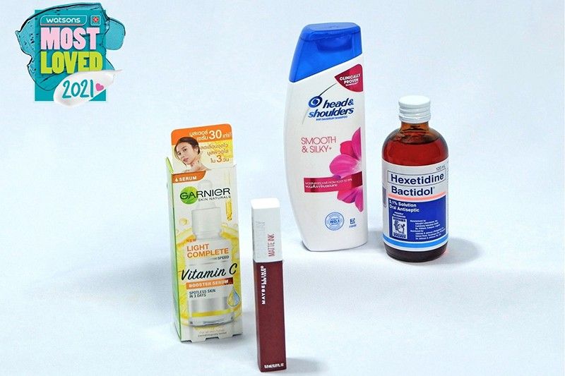 Watsons' Most Loved are products you picked