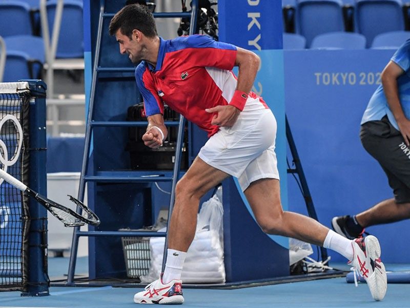 Angry Djokovic loses to Carreno Busta in Olympics bronze-medal match