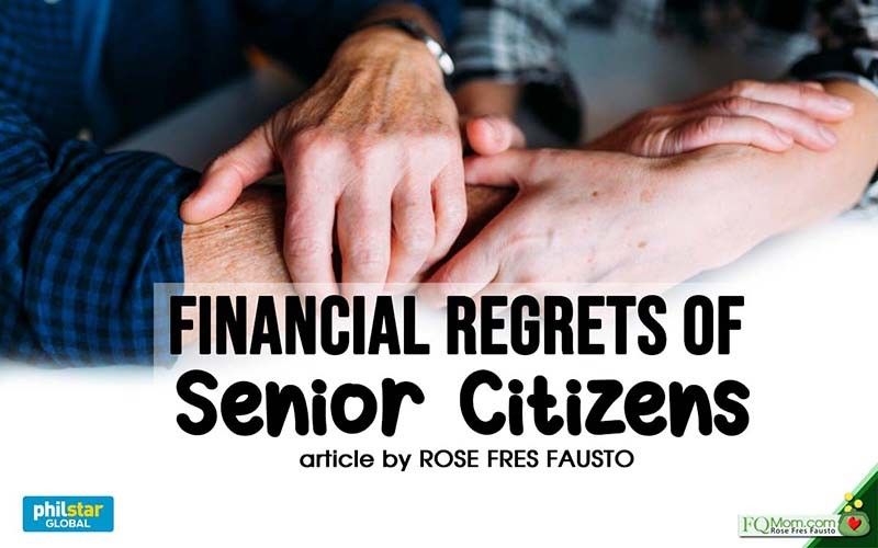 Financial regrets of senior citizens