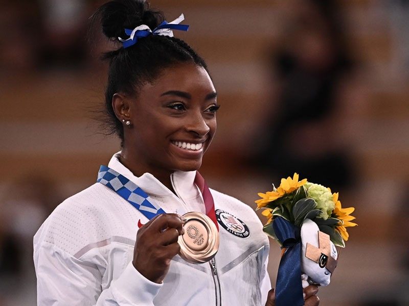 Biles takes Olympic bronze after mental health battle