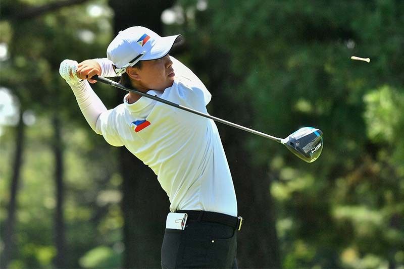 Saso rises, Pagdanganan continues slide in 3rd round of Olympic golf