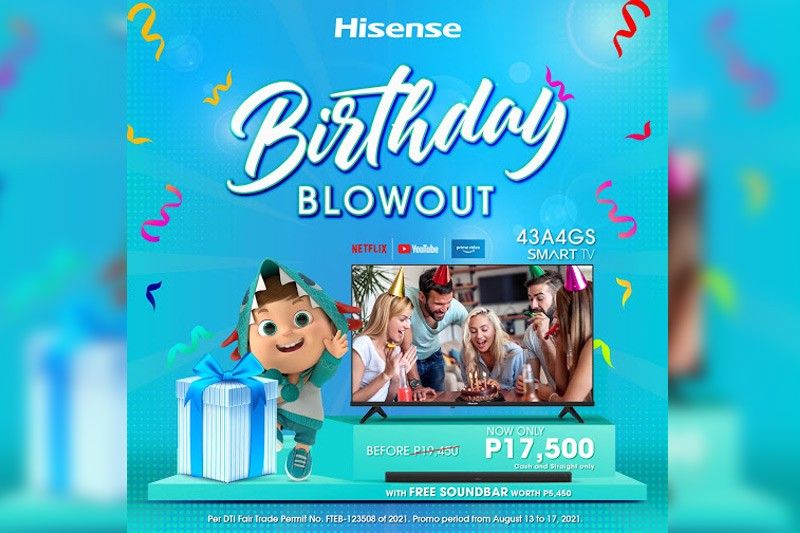 Score huge deals during Hisense Birthday Blowout Sale this August