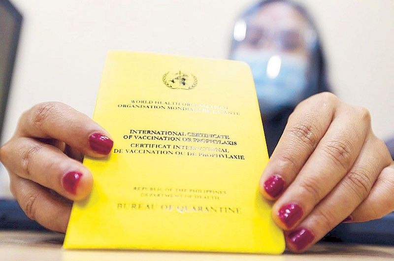 OFWs to use yellow cards as temporary vaccine card