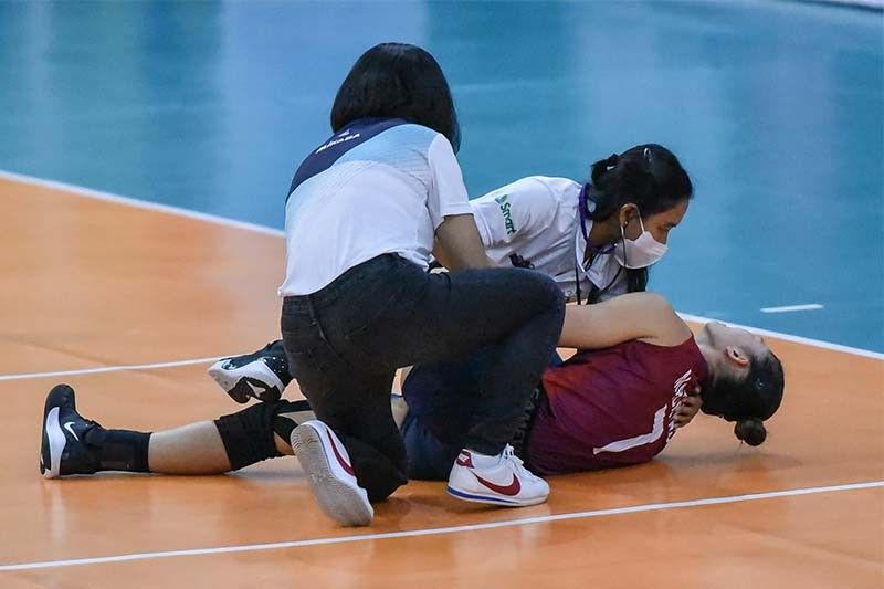 Flying Titans reveal Madayag suffered ACL injury in PVL run | Philstar.com