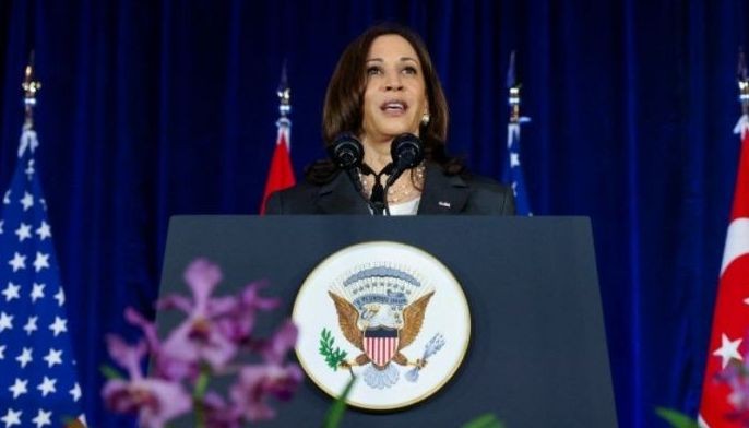 Harris accuses China of 'intimidation' in disputed seas