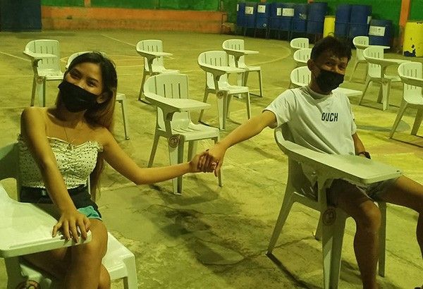 Serendipity? Ex-lovers go viral for 'kilig'Â reunion while on detention for violating curfew