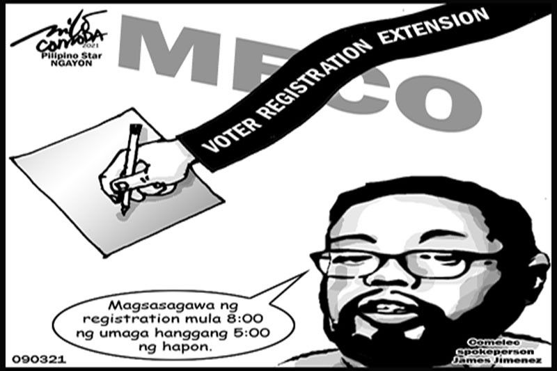 EDITORYAL - Extension ng voter registration, nararapat