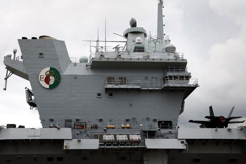 British aircraft carrier in Japan on Indo-Pacific mission
