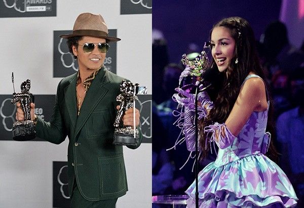 Filipino-Americans Bruno Mars, Olivia Rodrigo lead MTV VMAs 2021 winners, highlights