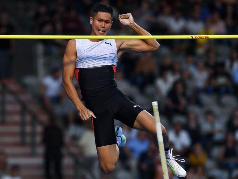 Philippines' EJ Obiena sets new Asian pole vault record in Austria