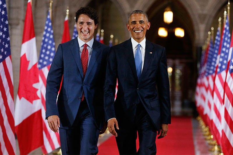 Obama tweets support for Trudeau in Canada election