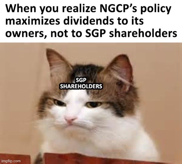 SGP's benefit under NGCP's new div policy uncertain