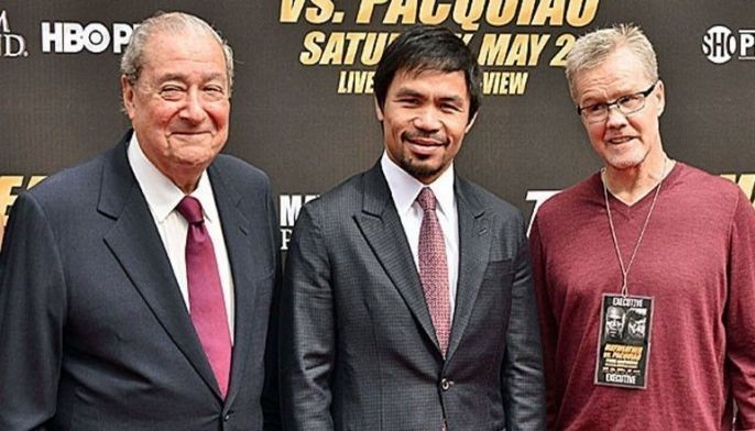 Roach, Arum suportado si Pacquiao