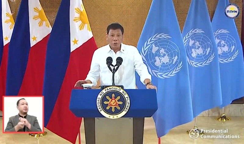 Duterte kinastigo 'pagkukulang' ng UN sa mismong general assembly nito; reporma hiningi