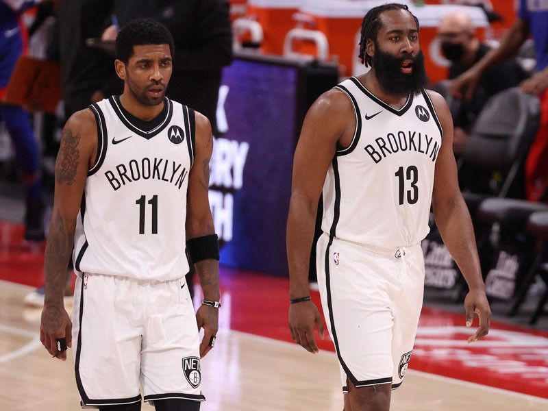 Nets say 'positive' contract talks with Harden, Irving