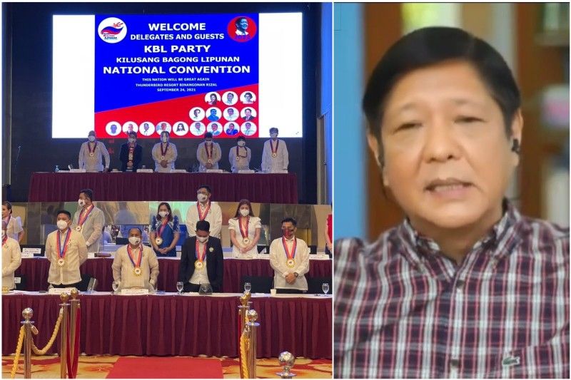 Non-KBL member na si Bongbong Marcos ninomina sa pagkapresidente sa 2022