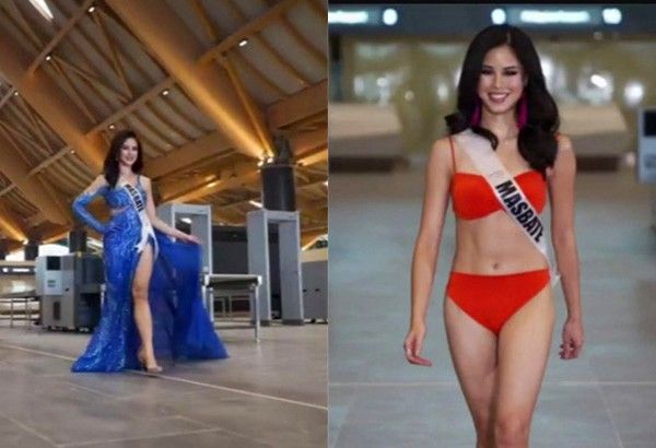 Kisses Delavin drops bombshell abs, parasela at Miss Universe Philippines 2021 preliminaries