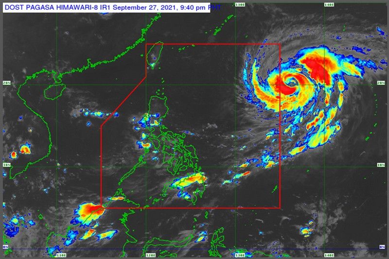 Typhoon enters Philippine area today