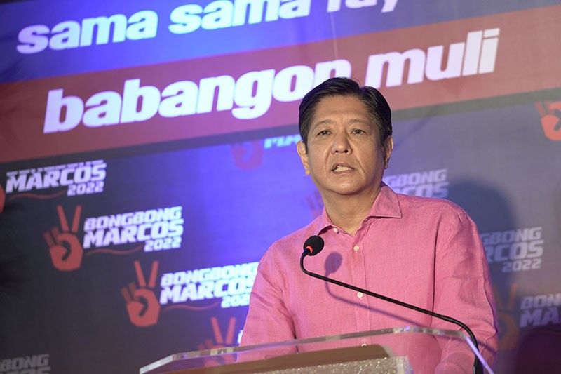 Bongbong Marcos announces bid for presidency