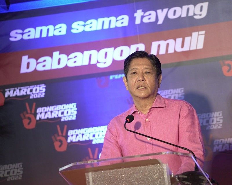 Kumpirmado: Bongbong Marcos inihayag pagtakbo sa pagkapangulo sa 2022