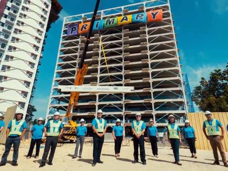 Primary Homes tops off Tower B of Mactan project