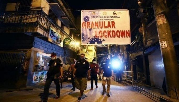 Mga lugar sa Metro Manila na nasa granular lockdown muling tumaas sa 105