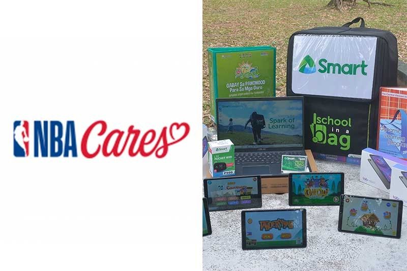 NBA dishes assist to Filipino students with Smart's 'School-in-a-Bag'