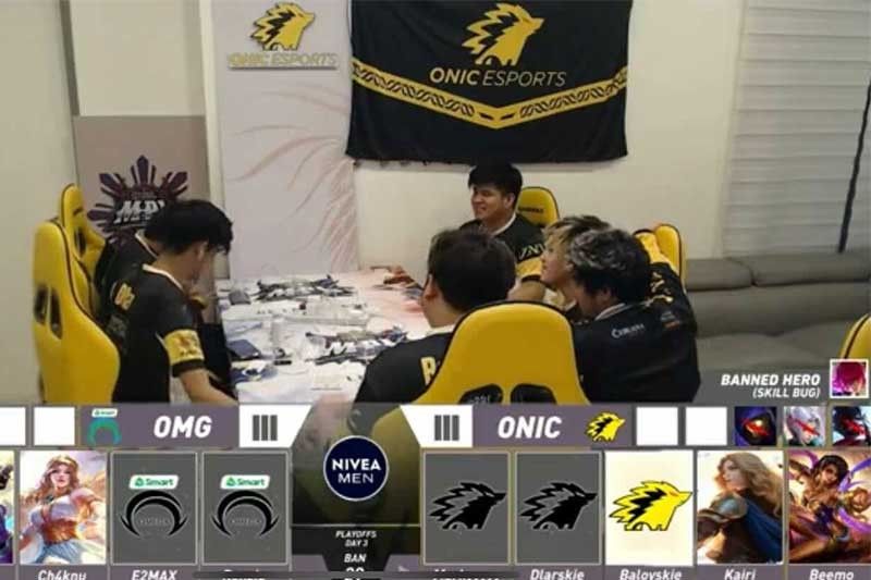 ONIC PH books MPL PH Grand Finals ticket, sends Smart Omega to lower bracket