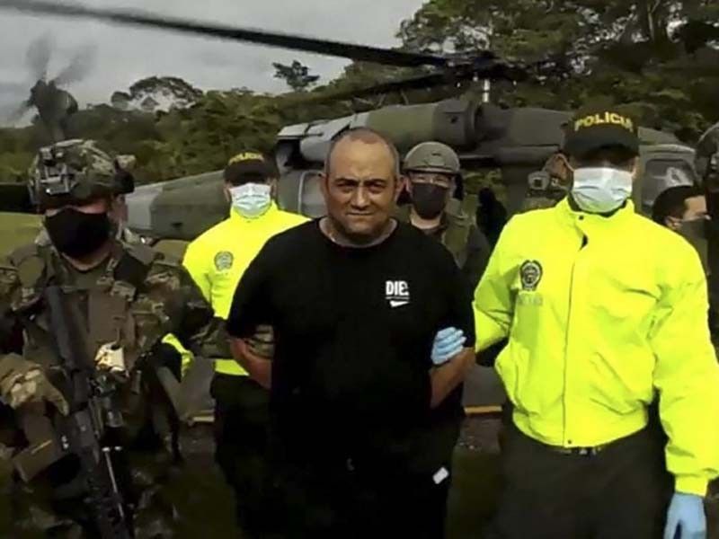 Colombia's most-wanted drug lord 'Otoniel' captured