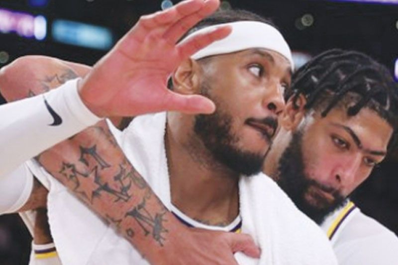 Carmelo, Davis bumida sa panalo ng LA Lakers