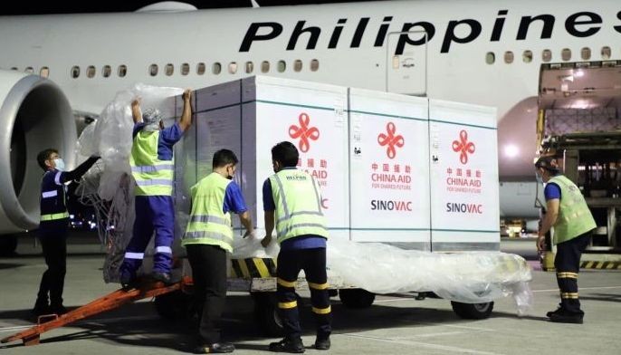Philippines welcomes 3 million Sinovac doses
