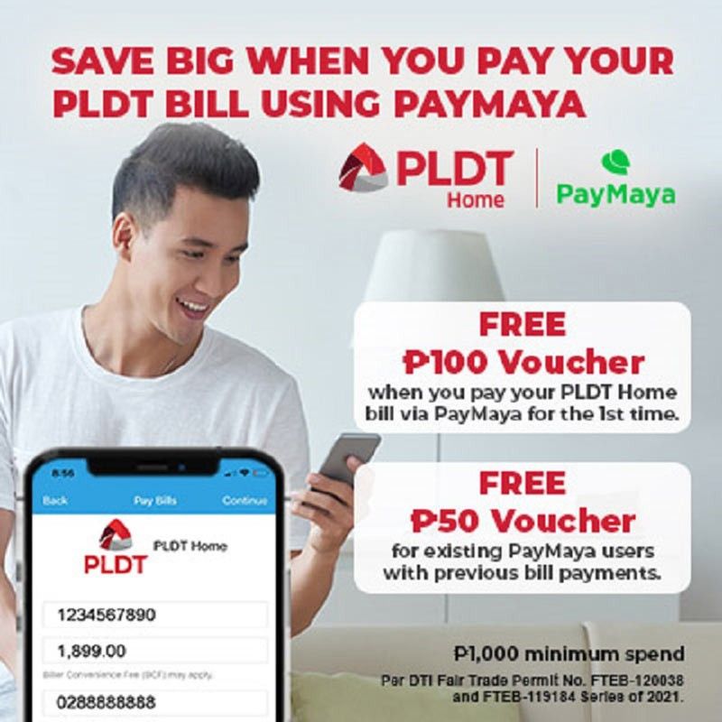 PLDT Home subscribers get exciting rewards when they pay bills via PayMaya