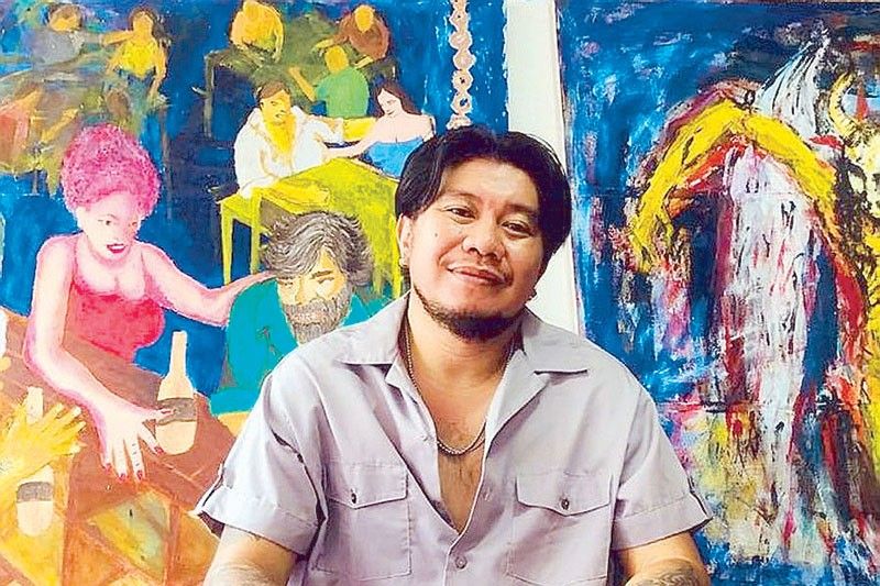 Richard Somes expresses his mind from celluloid to canvas