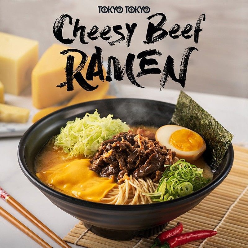 A comforting bowl of Tokyo Tokyoâs Cheesy Beef Ramen lets you satisfy your cravings 