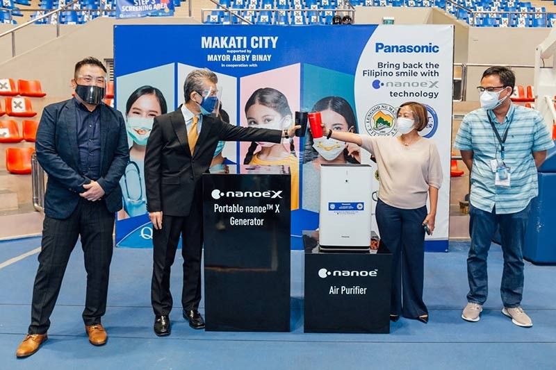Panasonic donates cutting-edge nanoe generators and air purifiers to Makati vaccination site