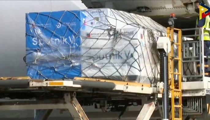 Philippines gets 2.7 million procured Sputnik V doses