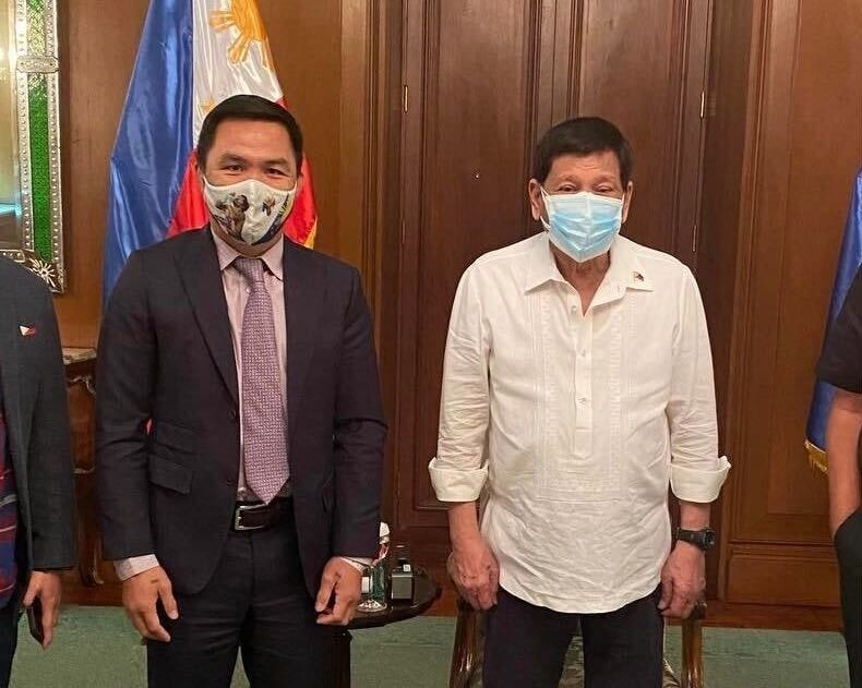 Pacquiao mengatakan tidak akan mundur dari pencalonan presiden setelah bertemu Duterte