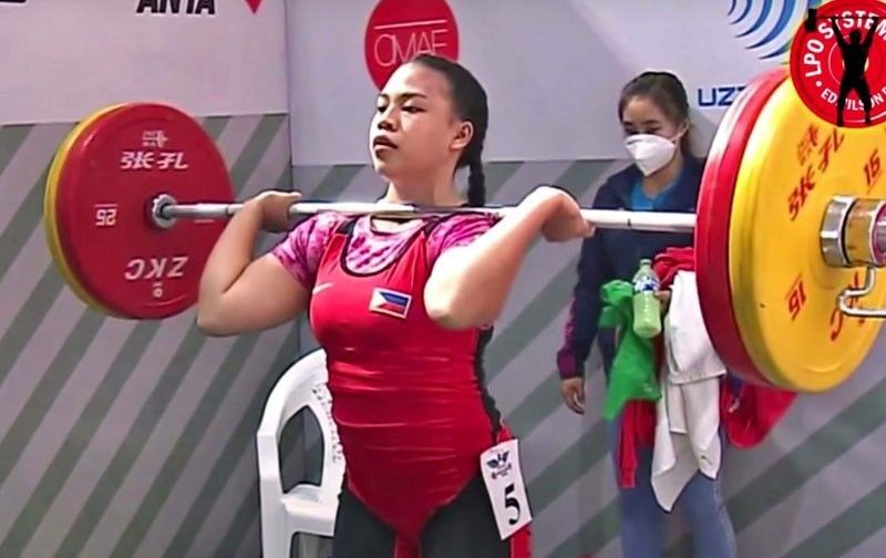 Pewaris Hidilyn panji atlet angkat besi Filipina di kejuaraan dunia di Uzbekistan
