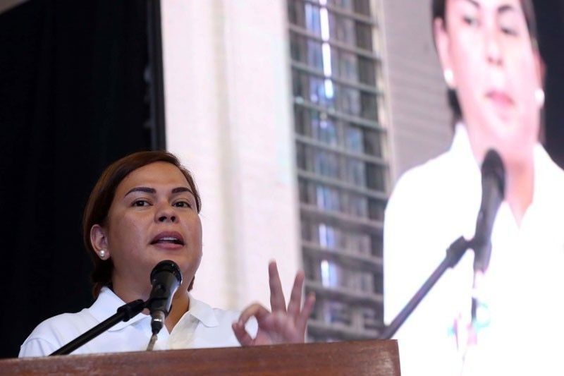 Sara Duterte 'inampon' bilang VP candidate ng partidong itinatag ni Miriam Santiago