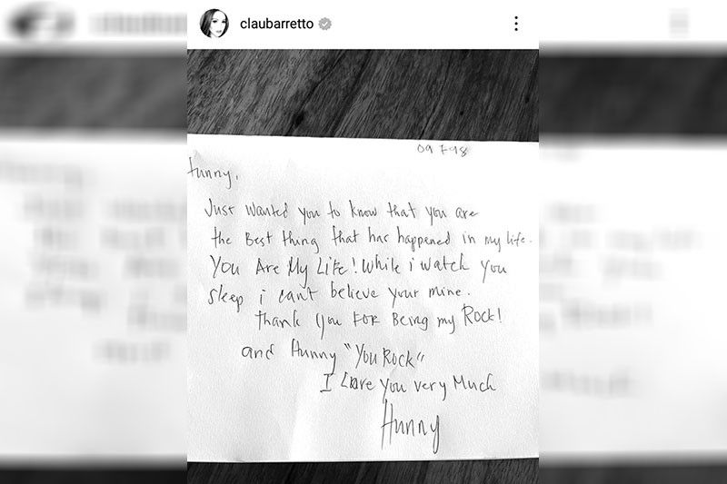 Love Letter ni Rico na ipinost ni Claudine, hindi raw sulat ng aktor