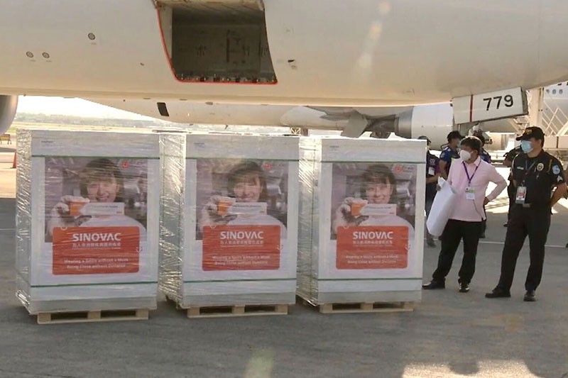 Philippines gets 3.53 million more procured Sinovac doses