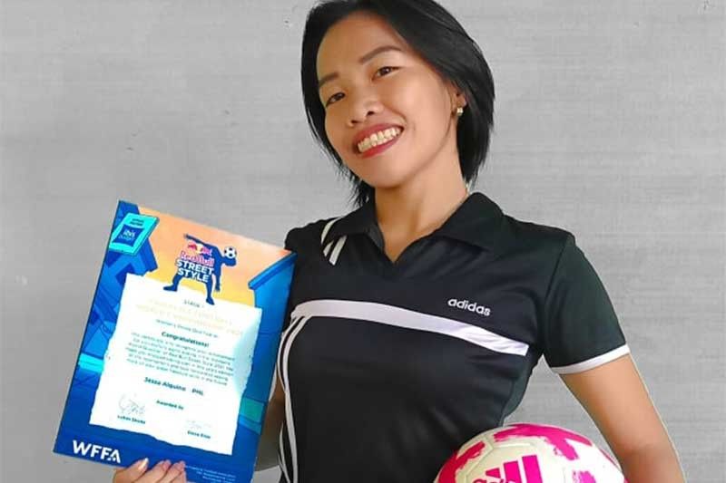 Filipina football freestyler finishes 7th in Indonesian tiff