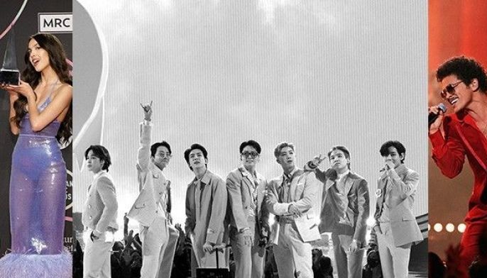 Fil-Am artists Olivia Rodrigo, Bruno Mars win big with BTS at AMAs 2021