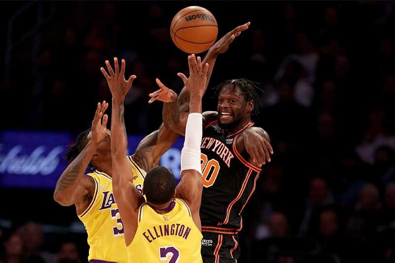 Knicks menggagalkan upaya comeback Lakers tanpa LeBron;  Panaskan kembali Piston