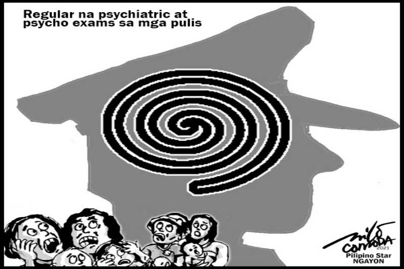 EDITORYAL - Regular na psychiatric at psycho exams sa mga pulis