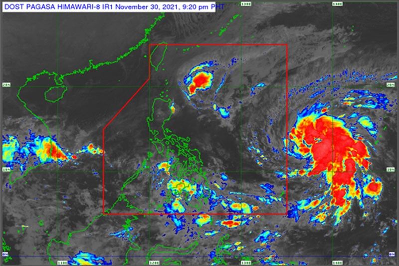 Tropical storm to enter PAR today, may exit quickly