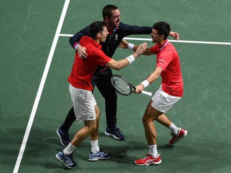 'Incredible' Djokovic doubles up as Serbia enters Davis Cup semis