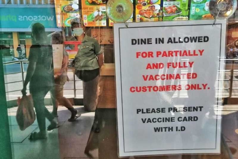 Starting January 1, most establishments in Cebu City: For fully vaxxed only