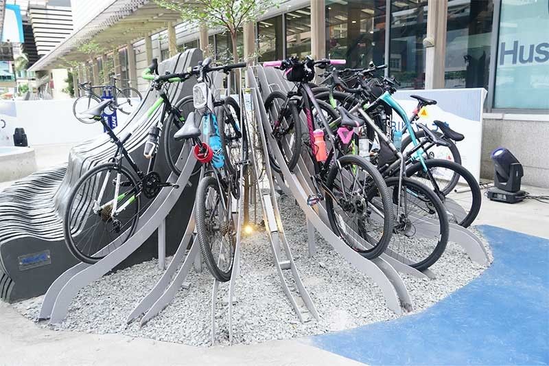 Allianz PNB creates haven for cyclists in BGC with 'Bikeyard'