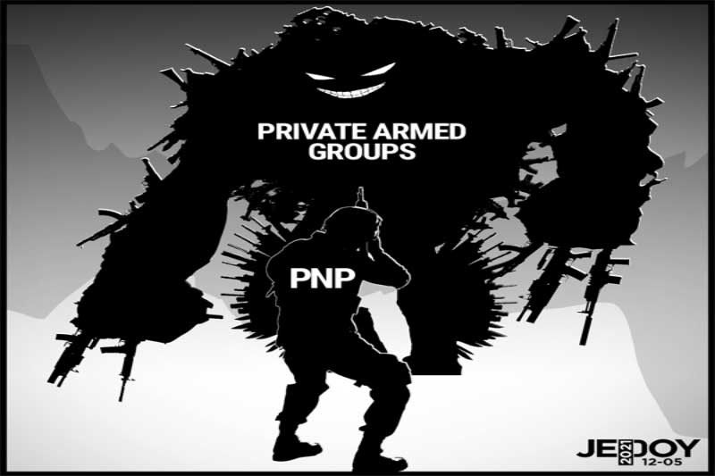 EDITORYAL - Private armed groups hamon sa PNP